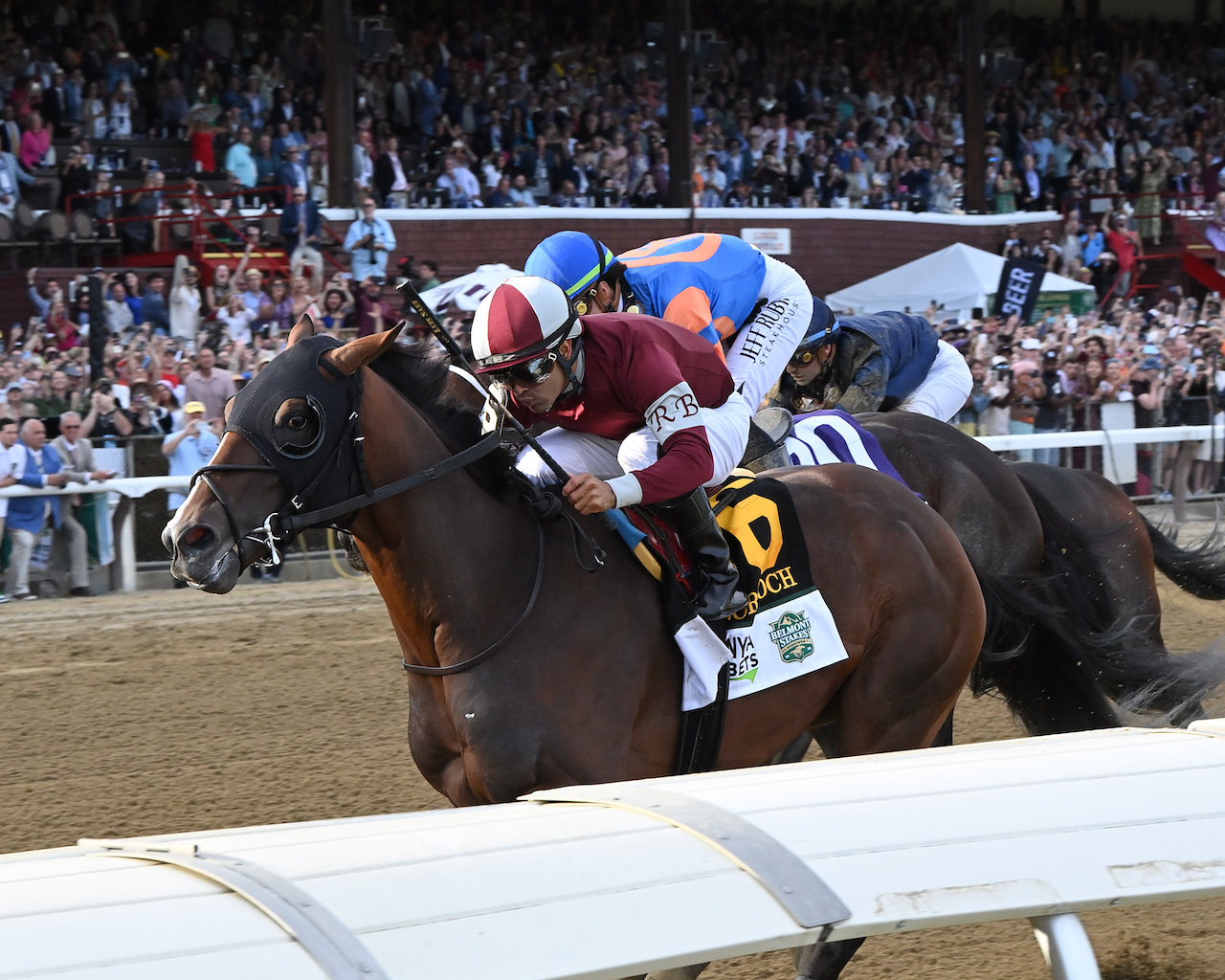 Dornoch wins the Belmont S. (G1) during Belmont at Saratoga.