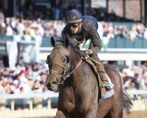 Sierra Leone wins the Blue Grass S. (G1) at Keeneland