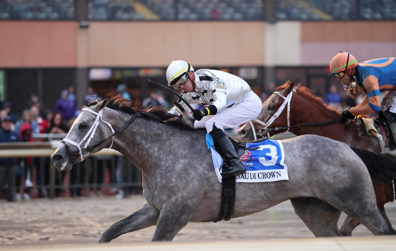 Saudi Crown wins the Pennsylvania Derby at Parx