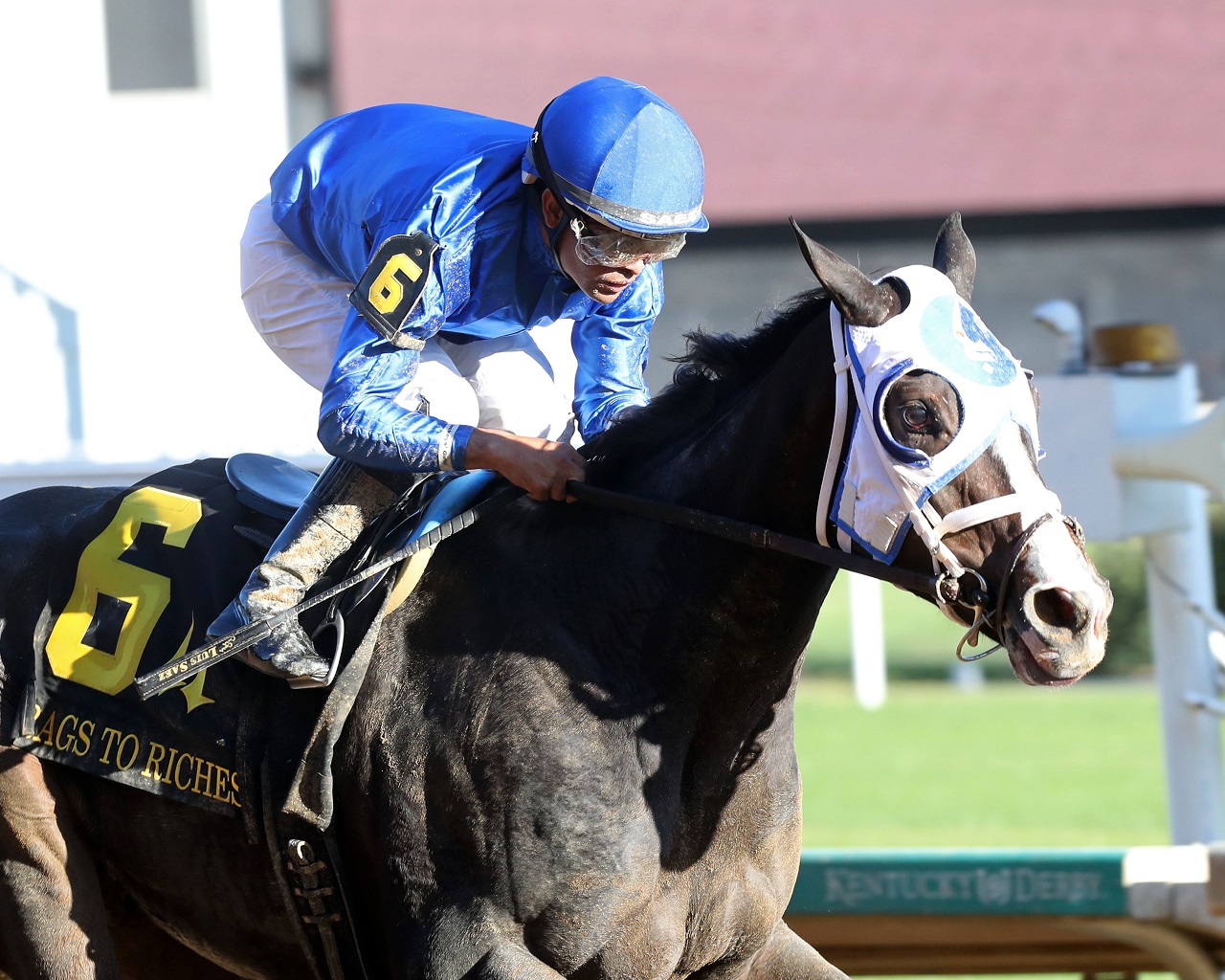 Good Cheer romps in the Rags to Riches at Churchill Downs