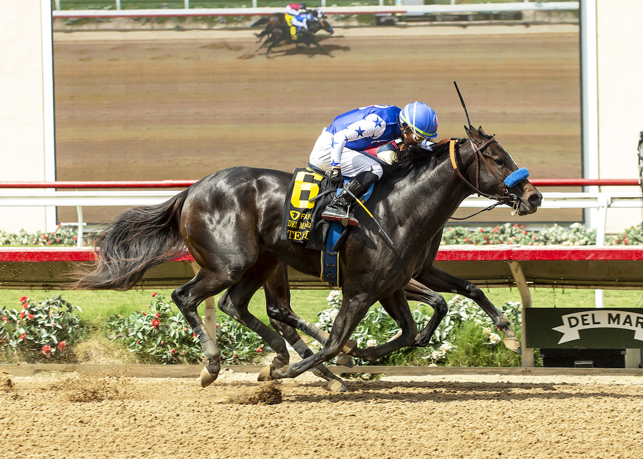 Tenma wins the Del Mar Debutante (G1) at Del Mar.