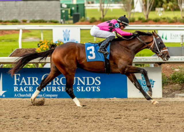 Hot Property dominated his Fair Grounds debut