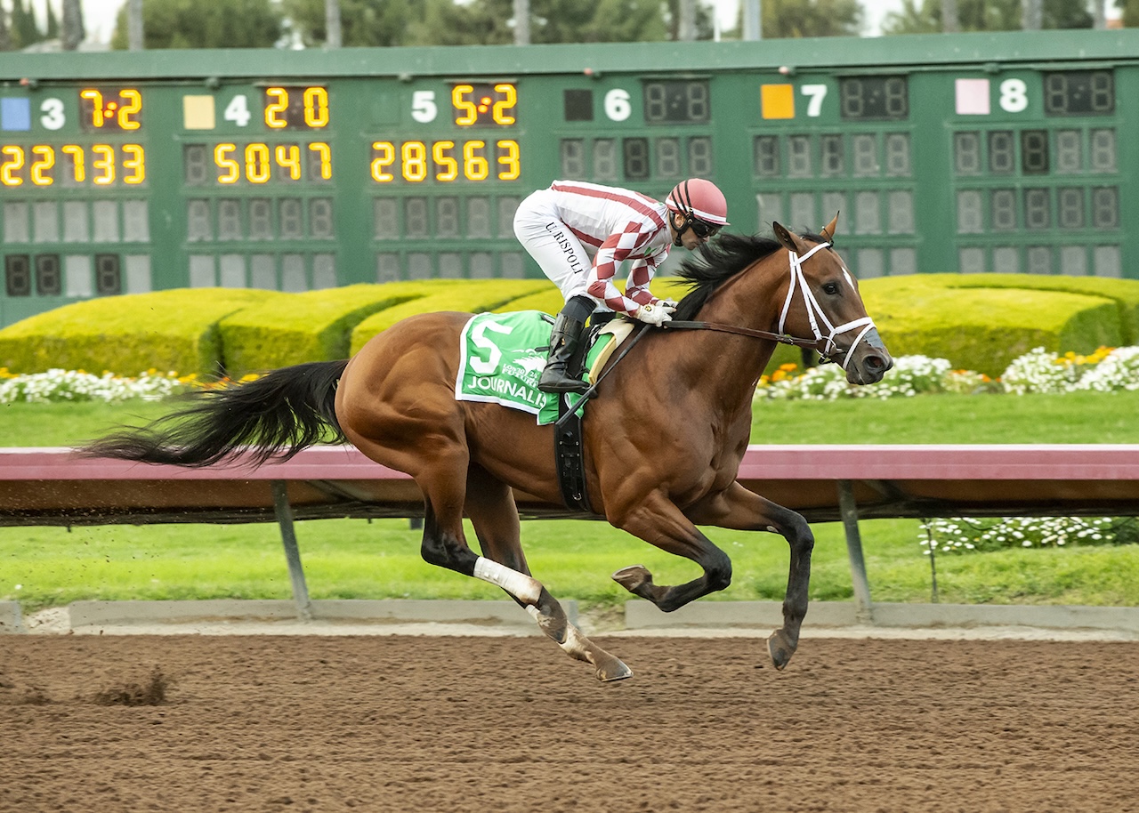 Journalism wins Los Alamitos Futurity Gr.II at Los Alamitos.