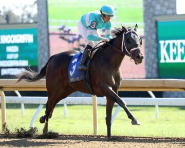 Uncle Jim wins at Keeneland.