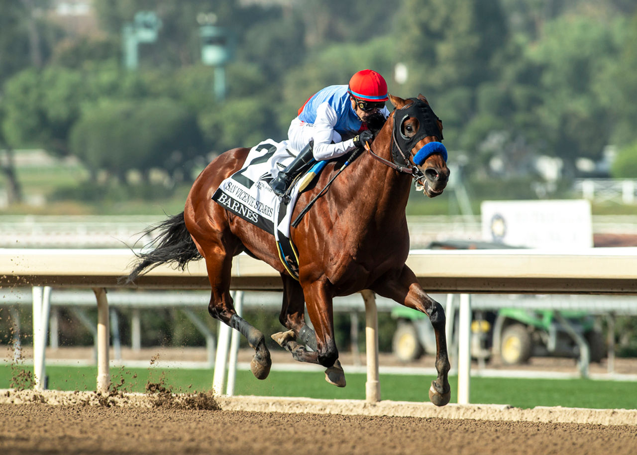 Barnes romps in the San Vicente