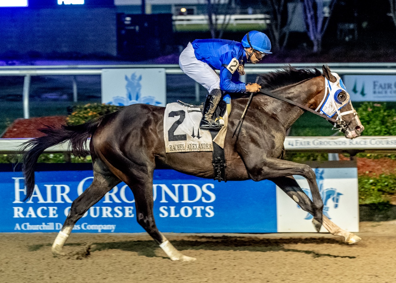 Good Cheer wins the Rachel Alexandra.