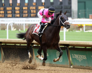 Instant replay wins at Churchill Downs. 